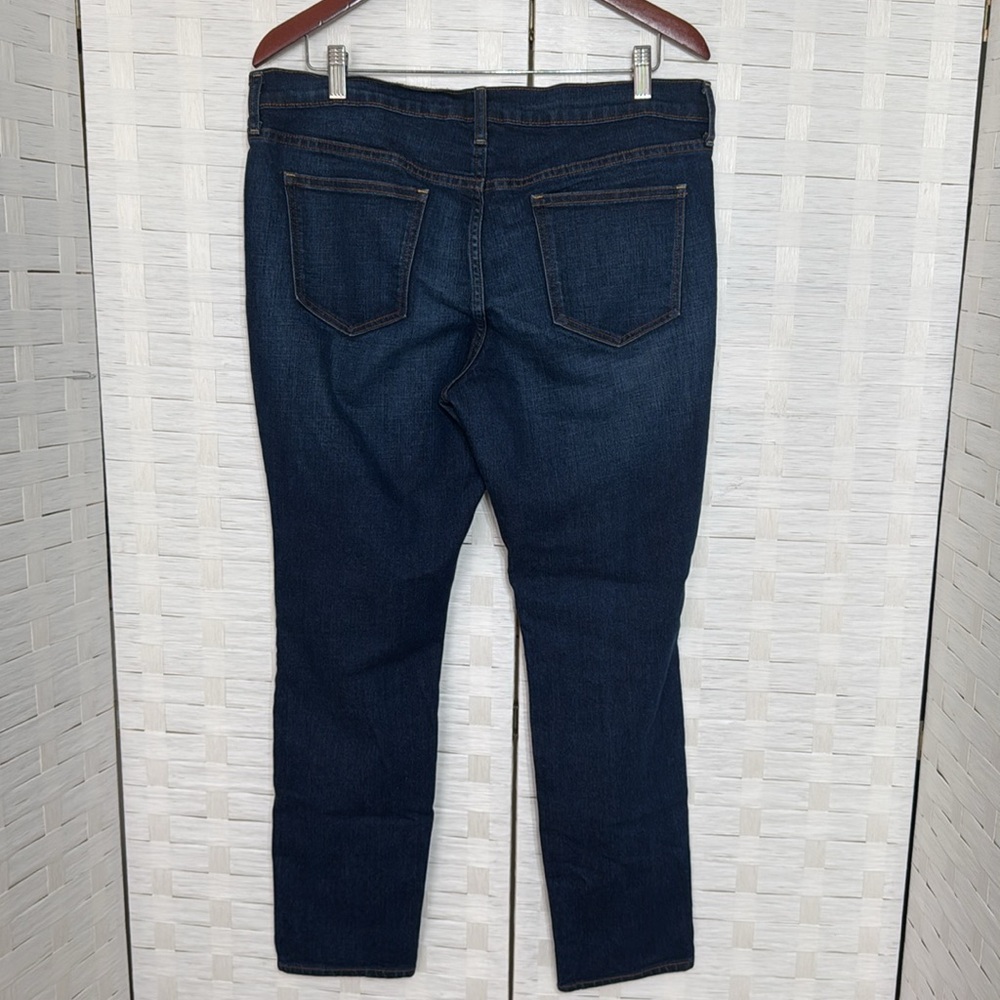 Old Navy Skinny Dark Wash 5 Pocket Jean Size 14 Short - Picture 5 of 11